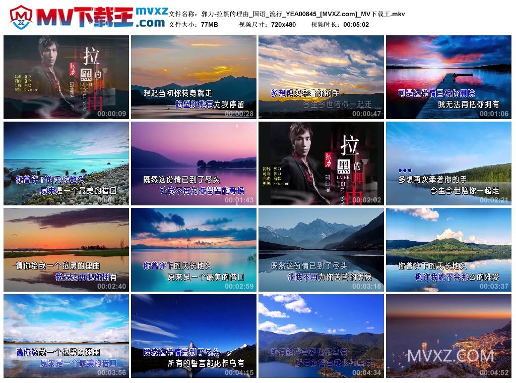 郭力-拉黑的理由_国语_流行_YEA00845